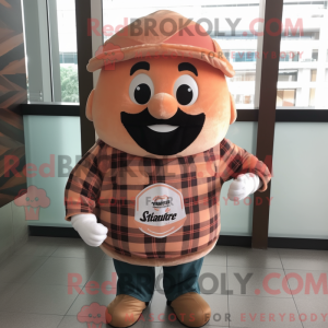 Mascot character of a Peach...