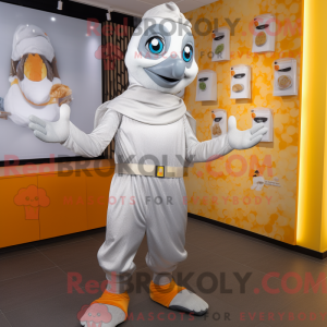 Mascottefiguur van een...