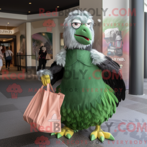 Mascot character of a Green...