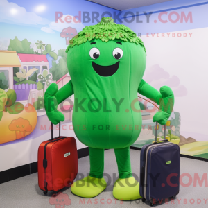 Mascot character of a Green...