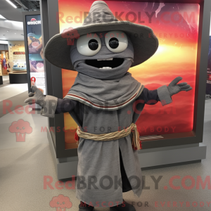Mascot character of a Gray...