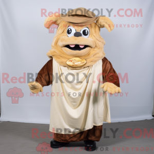 Mascottefiguur van een...