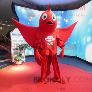 Mascot character of a Red...