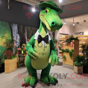 Mascot character of a Green...