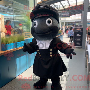 Maskottchen eines schwarzen...