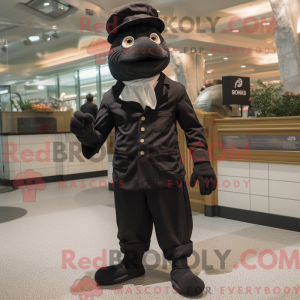 Mascot character of a Black...