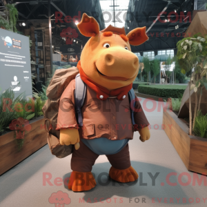 Mascot character of a Rust...