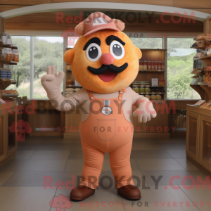 Mascot karakter van een...
