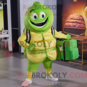 Mascot character of a Lime...