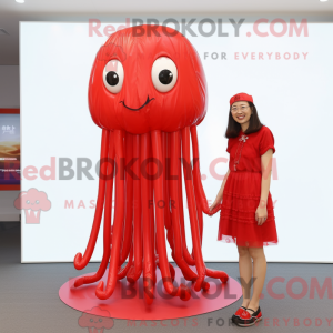 Mascot character of a Red...