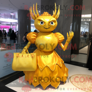 Maskotkarakter af en Gold...