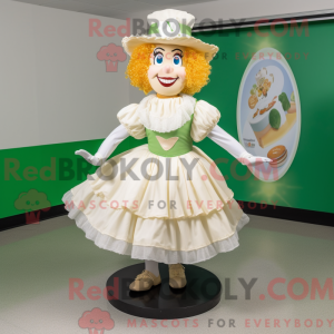 Mascot character of a Cream...