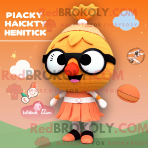 Mascot character of a Peach...
