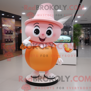 Mascot character of a Peach...