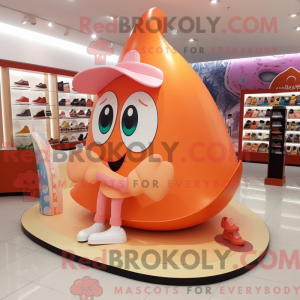Mascot character of a Peach...