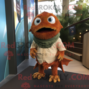 Mascot character of a Rust...