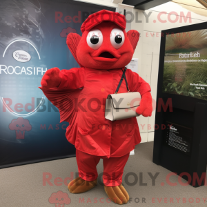 Postava maskota Red Fish...