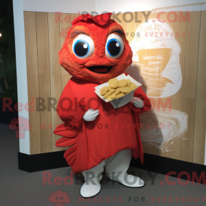 Mascot character of a Red...