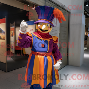Mascottefiguur van een...