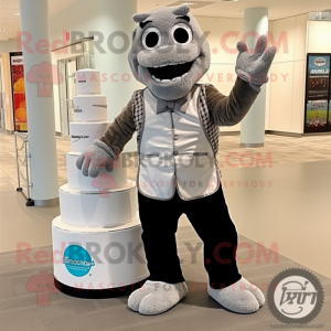 Silverbröllopstårta maskot...