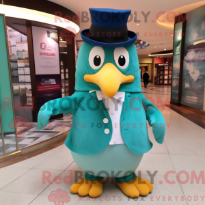 Mascottefiguur van een...