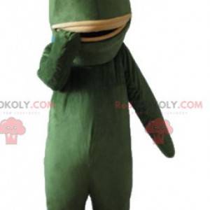 Mascotte gigante di pesce verde e blu - Redbrokoly.com