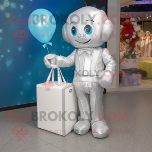 Silverbröllopstårta maskot...
