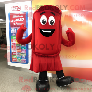 Mascot character of a Red...