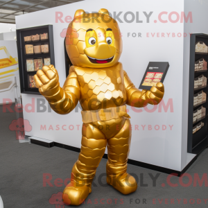 Mascot character of a Gold...