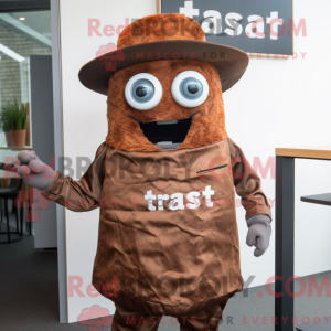 Mascot character of a Rust...