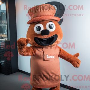 Mascot character of a Rust...