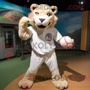 Mascot character of a White...
