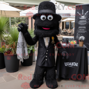 Mascot character of a Black...