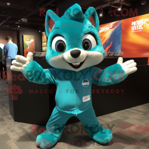 Mascot karakter van een...