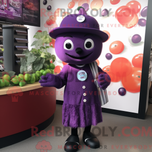 Maskot karaktär av en liten...