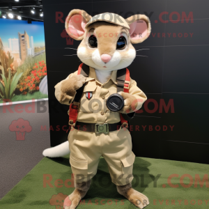Maskot karakter av en Tan...