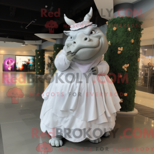 Mascot character of a White...