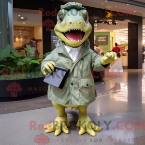 Postava maskota Olive T Rex...