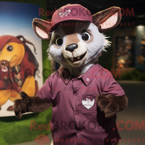 Mascottefiguur van een...