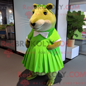 Mascot character of a Lime...