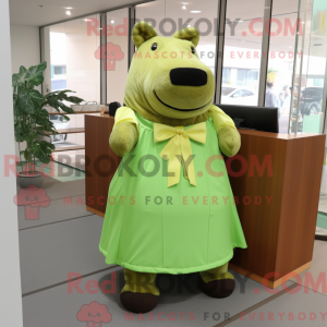 Mascot character of a Lime...