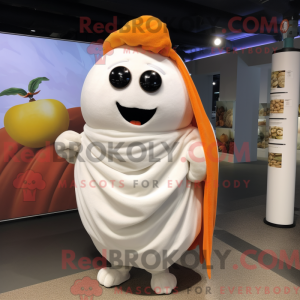 Mascot character of a White...