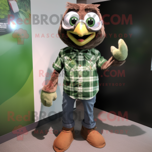 Green Hawk mascotte kostuum...