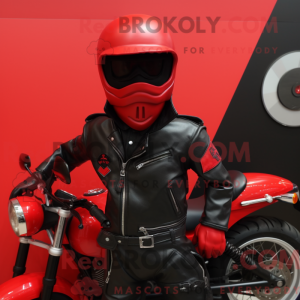 Mascot character of a Red...