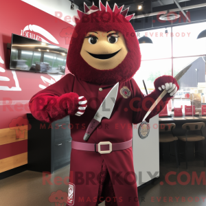 Mascot character of a...