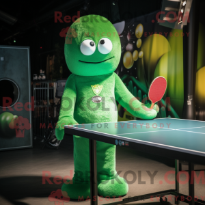 Mascot character of a Green...