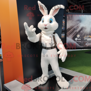 Mascot character of a White...