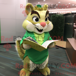 Mascot karakter van een...