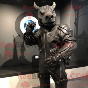 Mascot character of a Black...