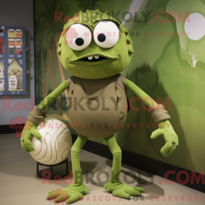 Mascottefiguur van een...